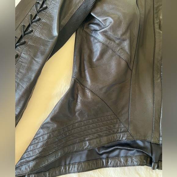 SKINGRAFT Fitted Soft Leather Jacket sz L - Picture 6 of 16